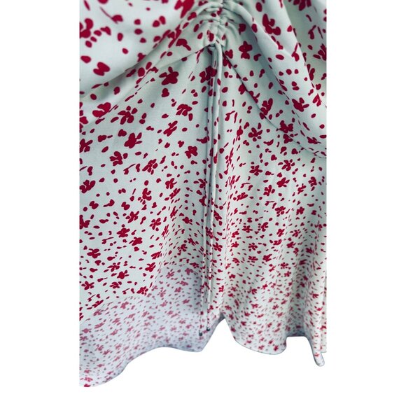 C/MEO Collective Women's Ruched Floral Midi Dress Small US 4 - Picture 7 of 11